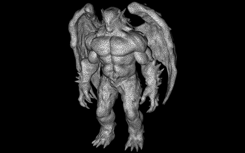 Menagerie mitica: modello 3D dei Gargoyle Guardians - Caratteristiche Immagine 13