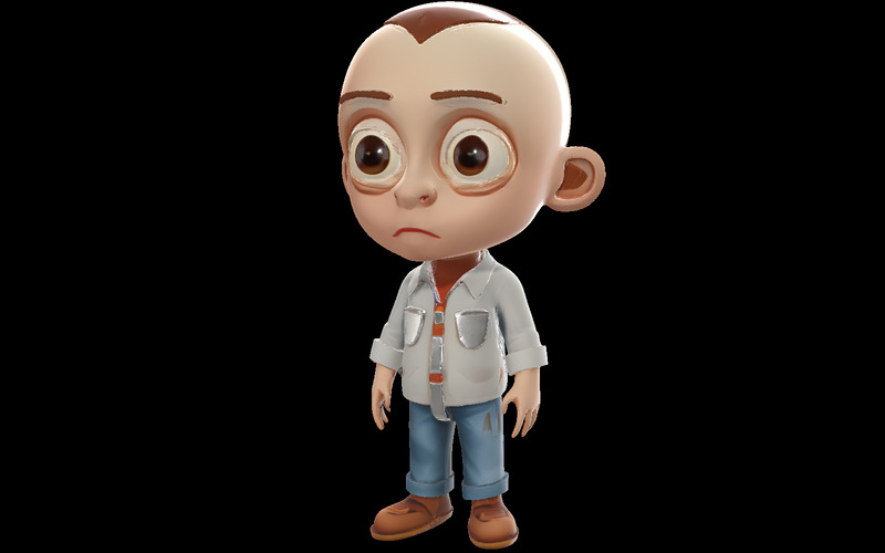 Chibi Crew: Expressive Cartoon Characters 3D Model - Features Image 28