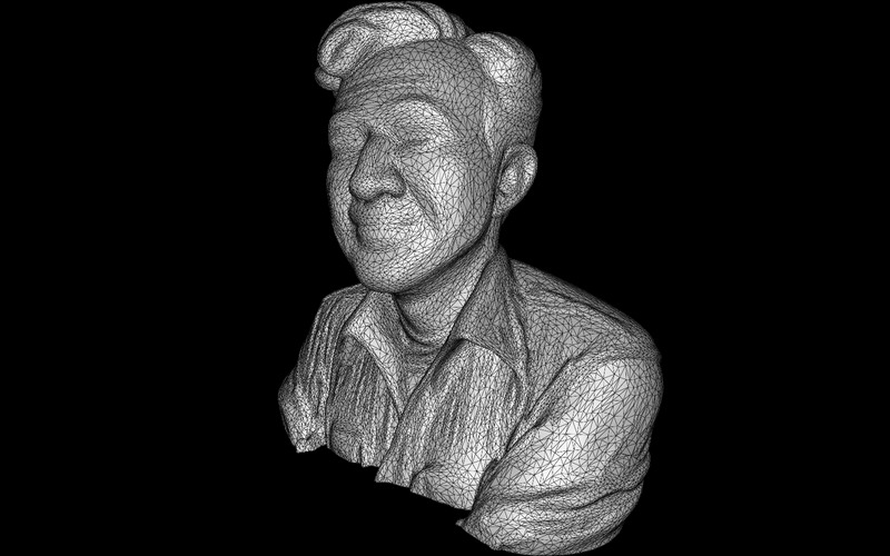 Busto sorridente estilo retrô modelo 3D - Features Image 8
