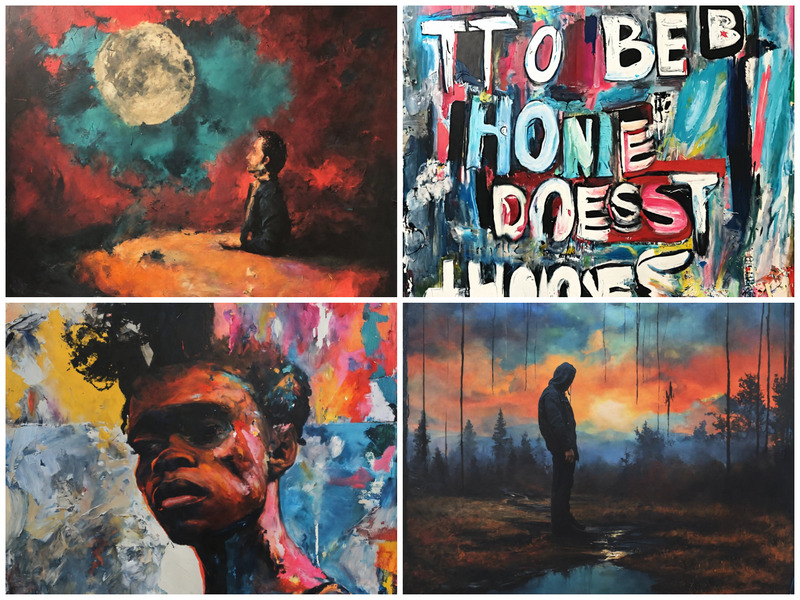 Solitude & Reflection: Contemporary Digital Art Collection - Features Image 1