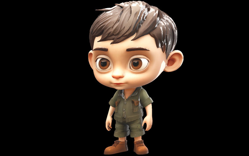 Whimsical Wanderers: Abenteuerpaket für Kinder 3D-Modell - Eigenschaften Bild 28