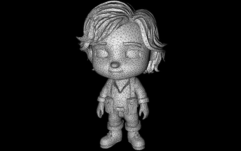 CharacterVerse: Kolekcja różnorodnych bohaterów i złoczyńców Model 3D - Obraz funkcji 13