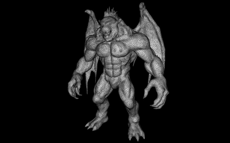 Menagerie mitica: modello 3D dei Gargoyle Guardians - Caratteristiche Immagine 25