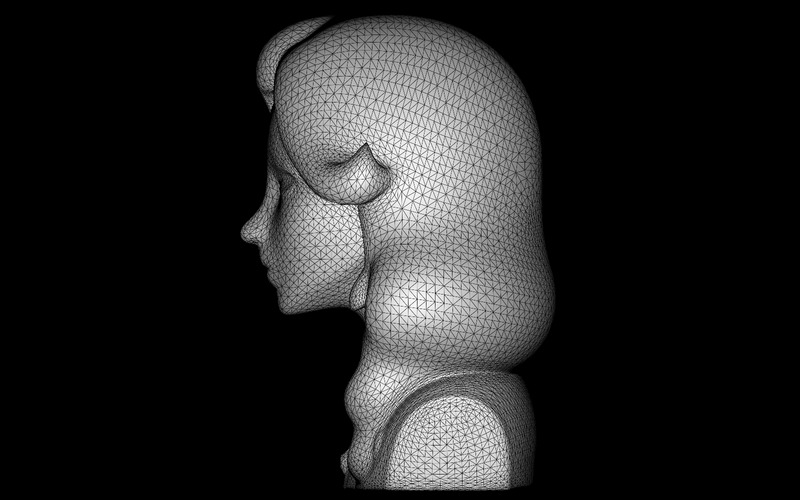 Elegancki model 3D biustu z dodatkiem sztucznej inteligencji - Obraz funkcji 6