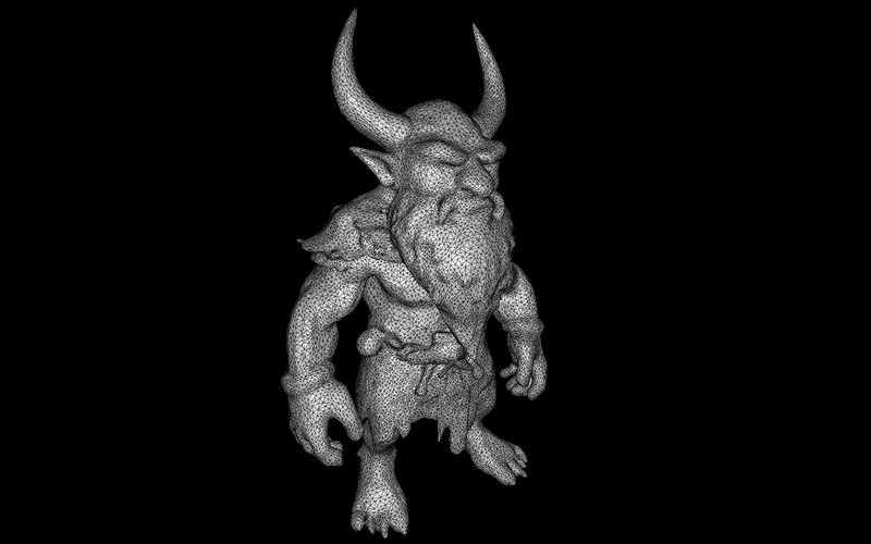 Tribù mitica dei Minotauri: Collezione di creature cornute fantasy, modello 3D - Caratteristiche Immagine 7