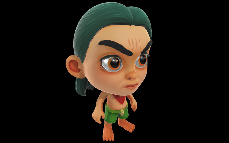 Whimsical Wanderers: Abenteuerpaket für Kinder 3D-Modell - Eigenschaften Bild 2