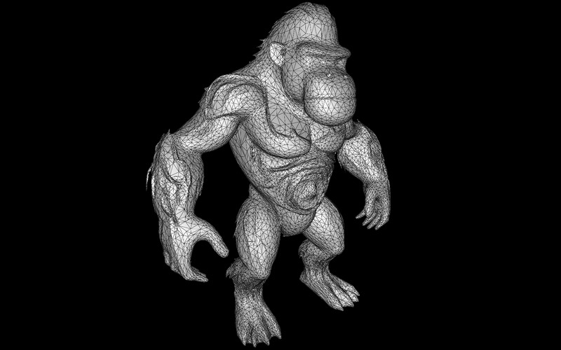 Primal Monarchs: Kolekcja wojowników naczelnych Apex Model 3D - Obraz funkcji 3