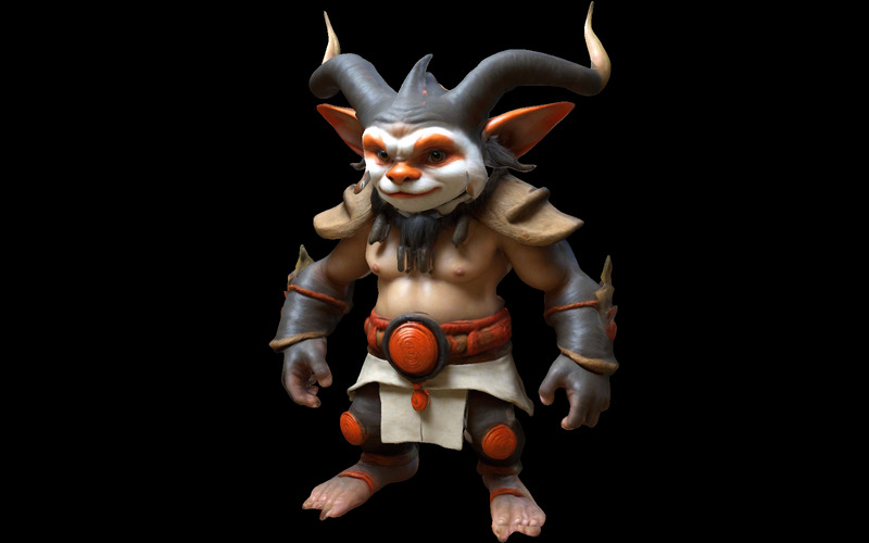 Collezione di modelli 3D di Guardiani Cornuti Mitici - Caratteristiche Immagine 24