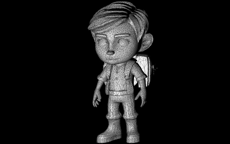 Whimsical Wanderers: Abenteuerpaket für Kinder 3D-Modell - Eigenschaften Bild 25