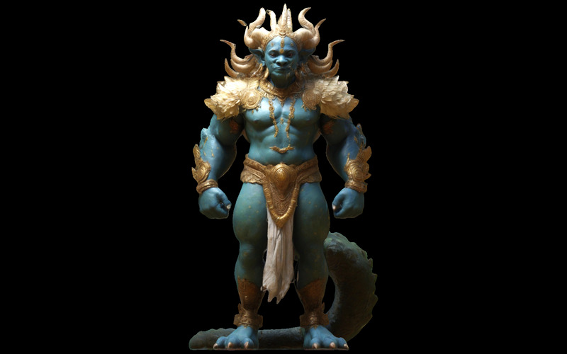 Collezione di bestie mitologiche: pacchetto di creature fantasy modello 3D gratuito - Caratteristiche Immagine 26