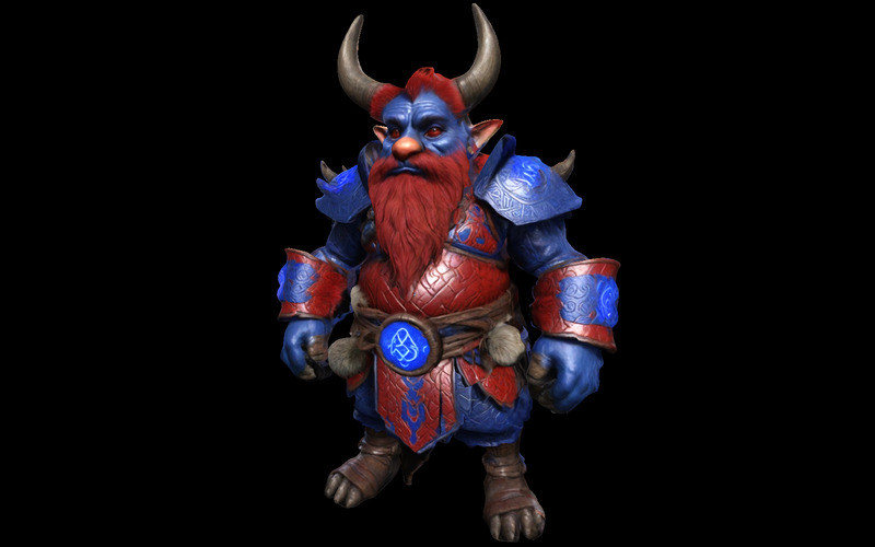 Collezione di modelli 3D di Guardiani Cornuti Mitici - Caratteristiche Immagine 4