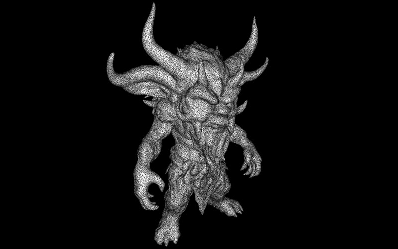 Collezione di modelli 3D di Guardiani Cornuti Mitici - Caratteristiche Immagine 15