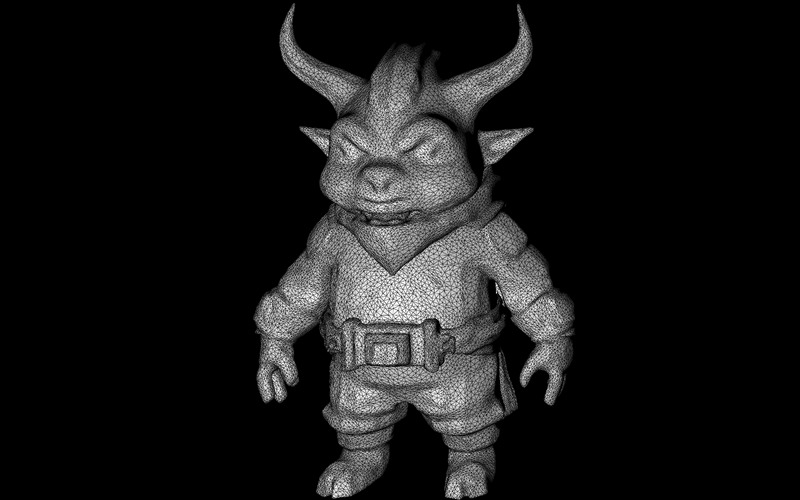 Guardiani cornuti mistici - Pacchetto modello 3D di creature fantasy - Caratteristiche Immagine 25