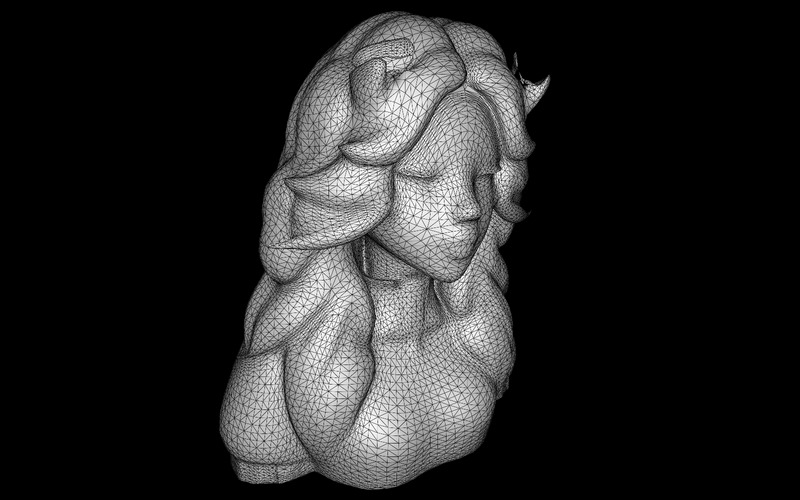 Popiersie Zaczarowanego Strażnika Model Druku 3D - Obraz funkcji 4