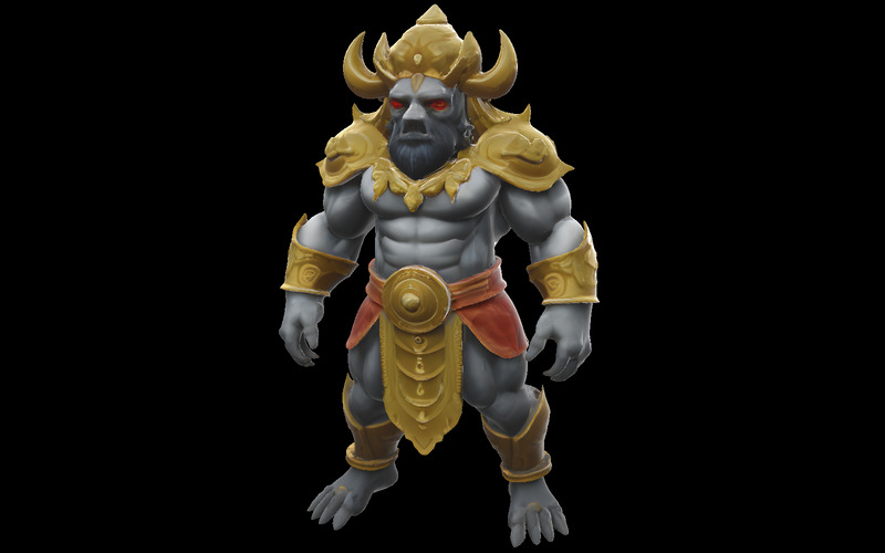 Mythic Realms: AI‑Crafted Fantasy Guardians 3D Pack 3D Model - Features Image 4
