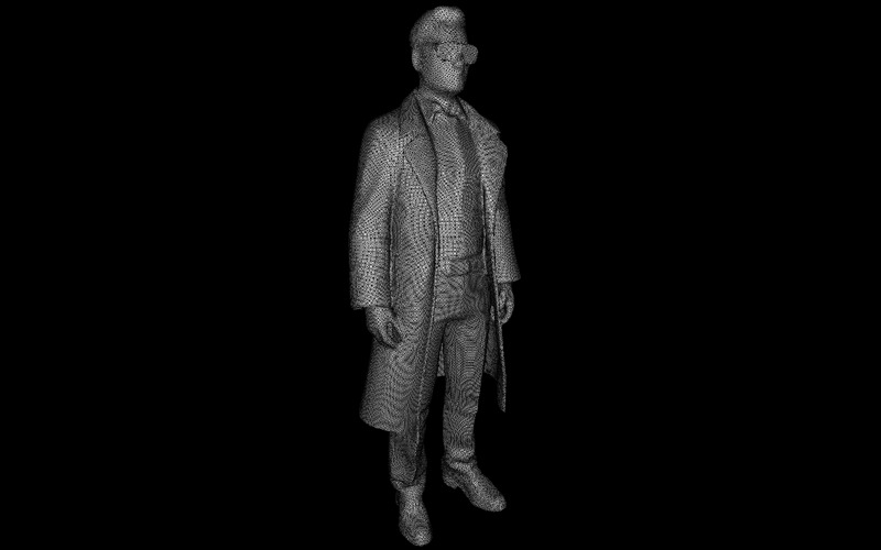 Profesjonalny model postaci w fartuchu laboratoryjnym do druku 3D - Obraz funkcji 4
