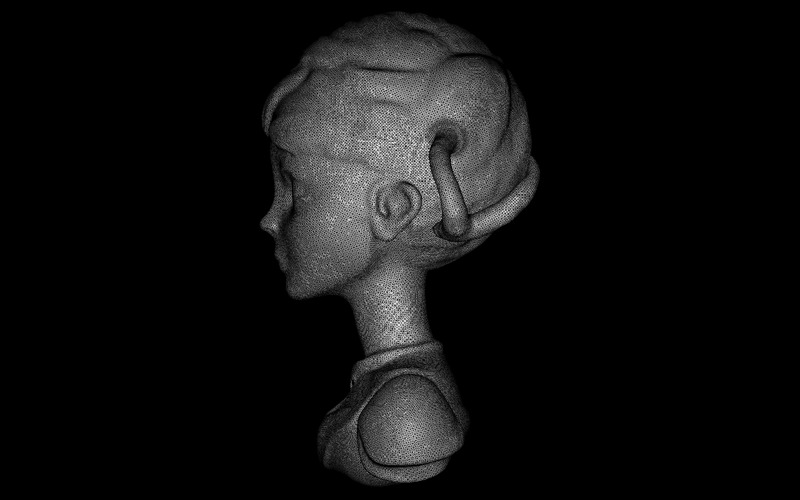 Model 3D popiersia Strażnika Gwiezdnego - Obraz funkcji 8