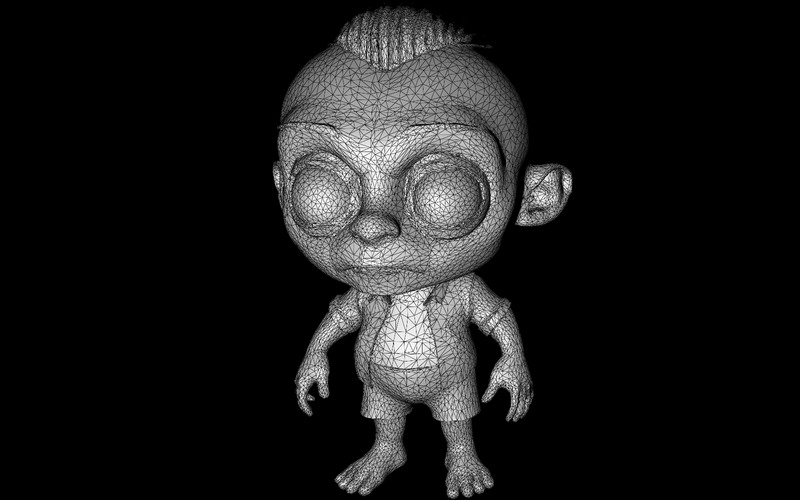 Przyjazna Fantastyka i Dziwaczna Kolekcja Postaci Zombie Model 3D - Obraz funkcji 13