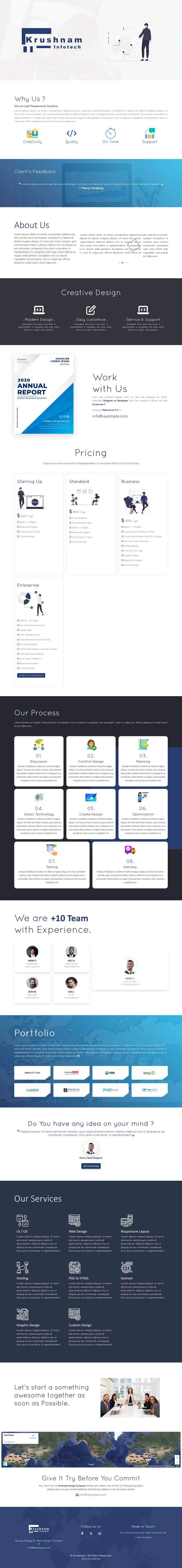 Krushnam - IT Business Design FREE HTML Template - Features Image 1