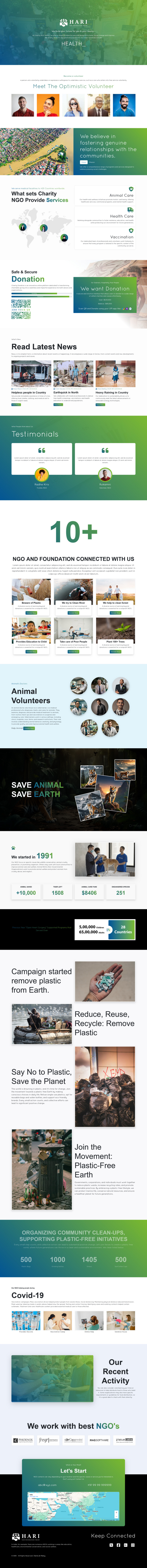 Hari - NGO Foundation Trust Template - Features Image 2