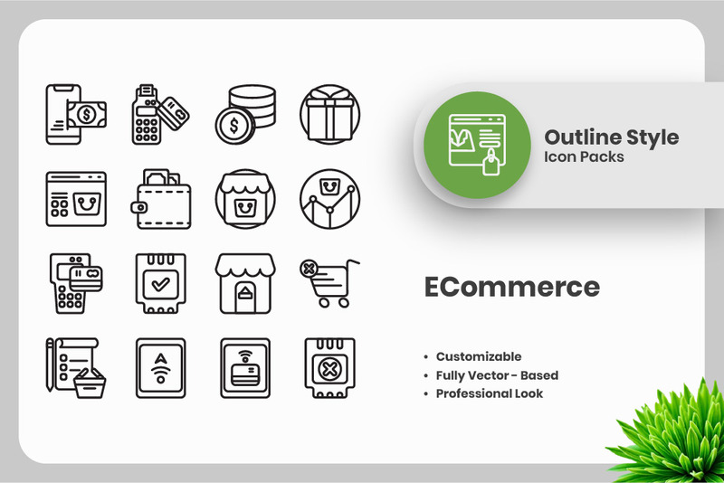 20 Set of ECommerce Vol 2 Outline Icon Collection - Features Image 1
