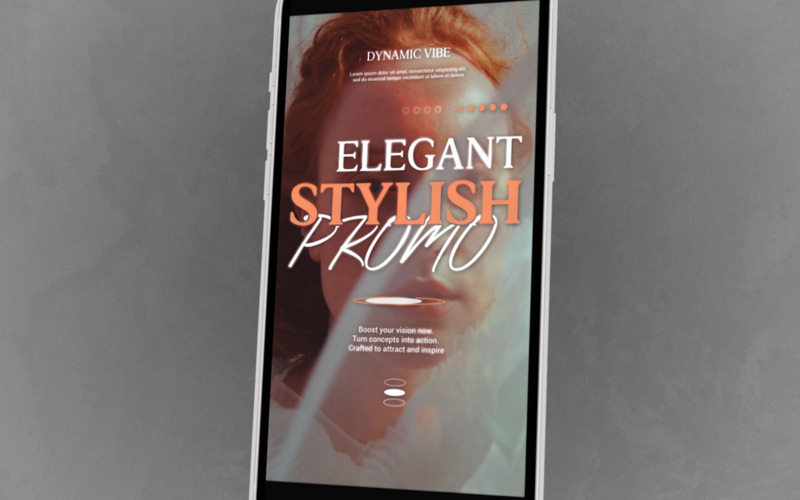 Vertical Stylish Kinetic Typography Slides - Features Image 3