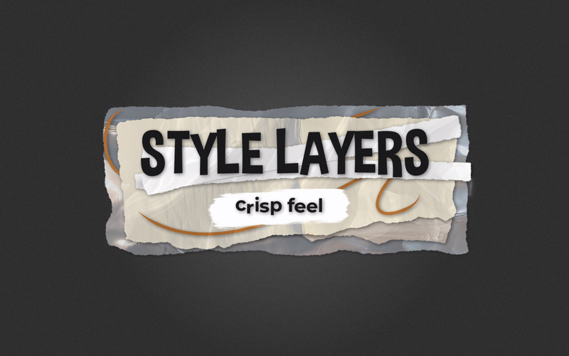 Modern Ripped Paper Titles - Minimal Collage Style - Features Image 4