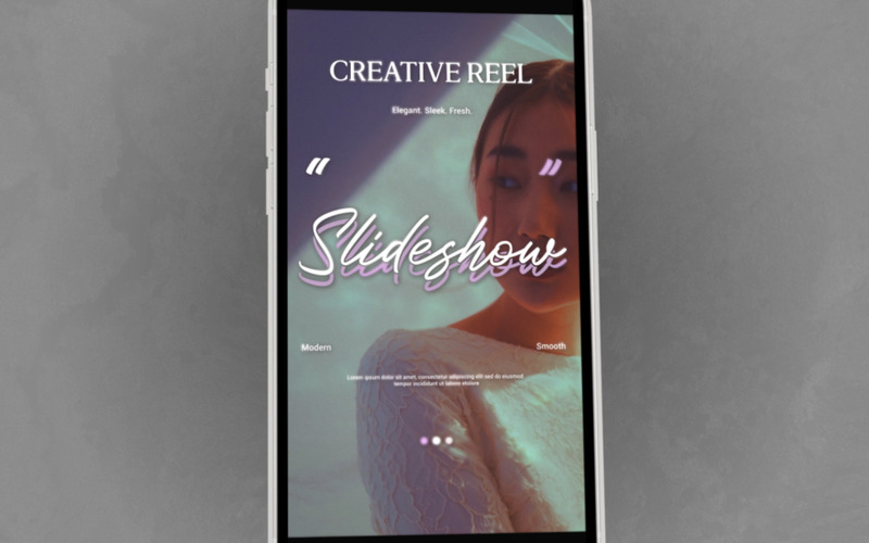 Trendy Vertical Stylish Kinetic Typography Slides - Features Image 4