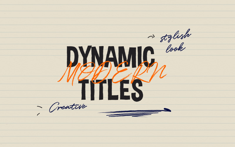 Eye-catching Scribble Titles - Features Image 5