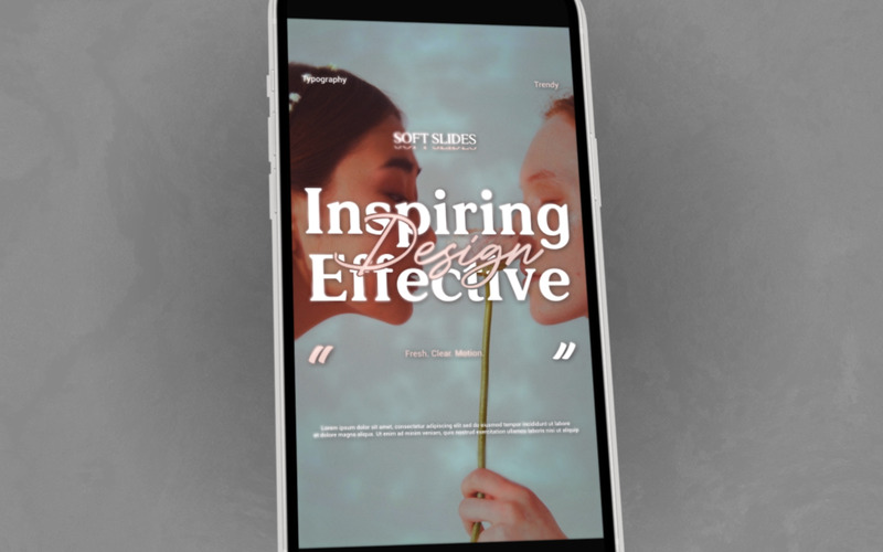 Trendy Vertical Stylish Kinetic Typography Slides - Features Image 7