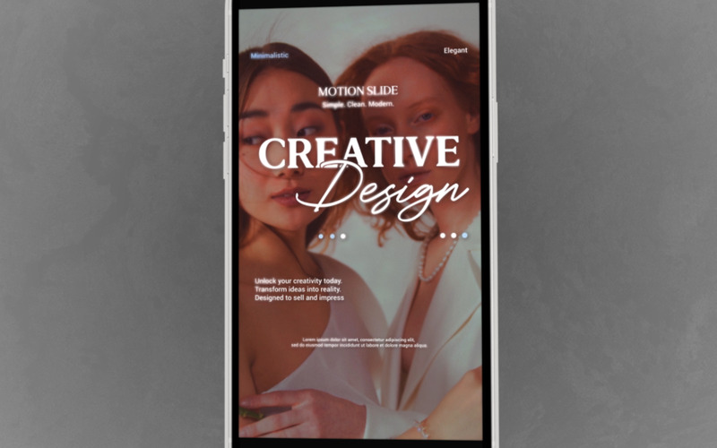 Vertical Stylish Kinetic Typography Slides - Features Image 2