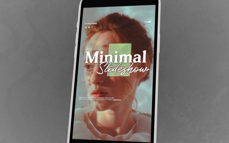 Vertical Stylish Kinetic Typography Slides - Features Image 1