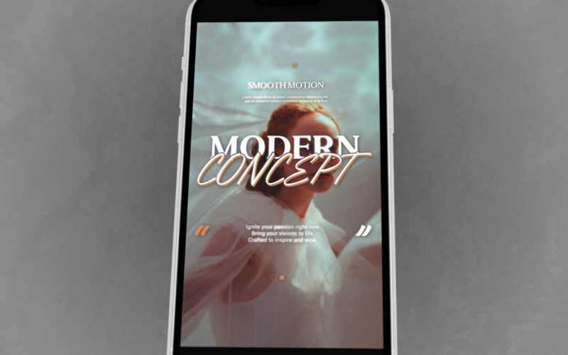 Trendy Vertical Stylish Kinetic Typography Slides - Features Image 8