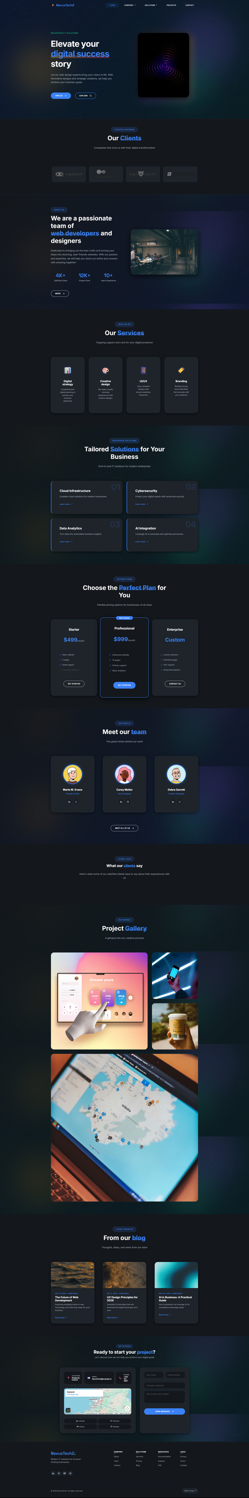 NexusTech2 – Enterprise IT Solutions & Cloud SaaS Landing Page Template - Features Image 1