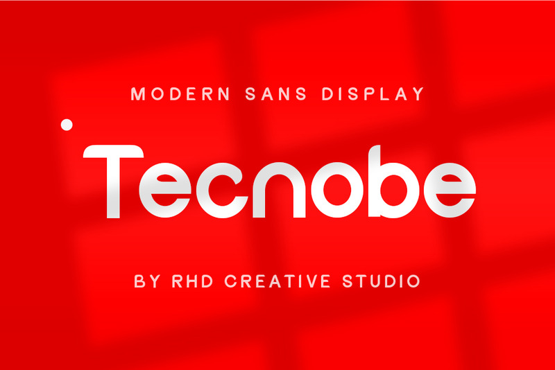 Tecnobe Modern Sans Display Font - Features Image 1
