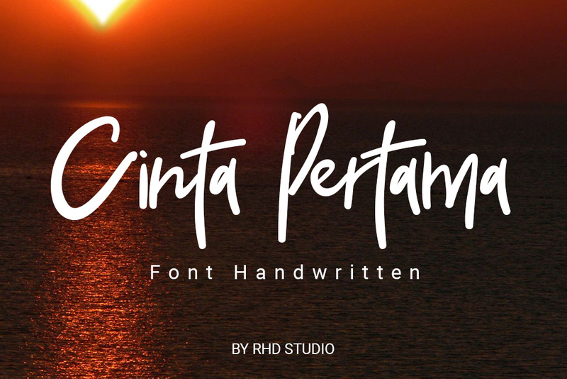 Cinta Pertama Handwritten Font - Features Image 1