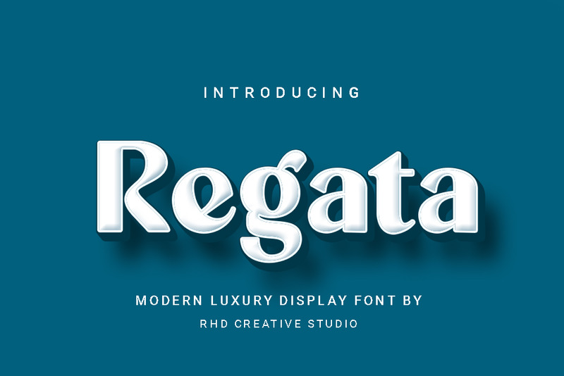 Regata Modern Luxuryy Display Font - Caratteristiche Immagine 1