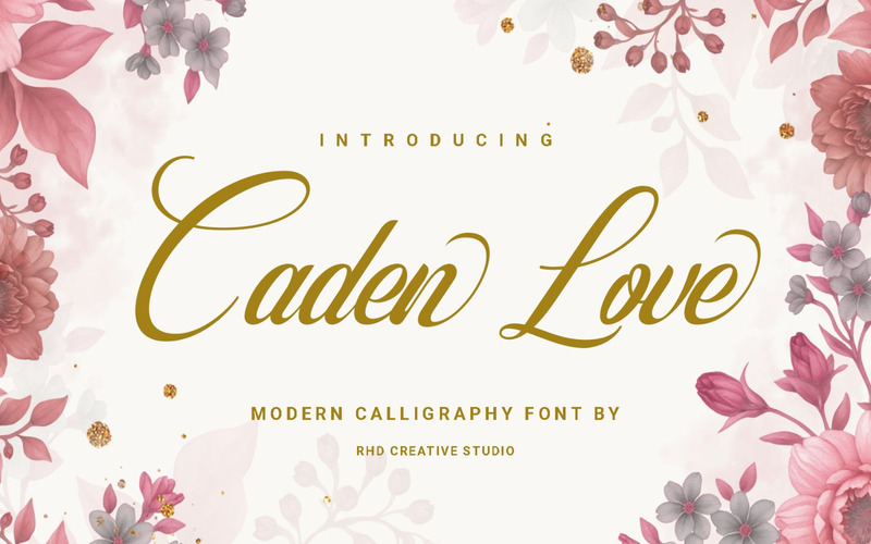 Caden Love Nowoczesna kaligrafia - Obraz funkcji 1