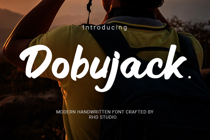 Czcionka Dobujack Modern Script - Obraz funkcji 1