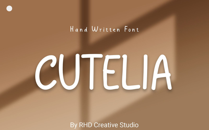 Cutelia Elegant Handmade Font - Features Image 1