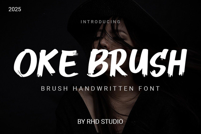 OKE BRUSH - Brush Handwritten Font - Features Image 1