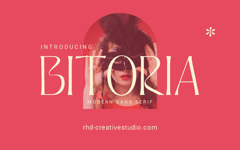 BITORIA - Carattere moderno Sans Serif - Caratteristiche Immagine 1