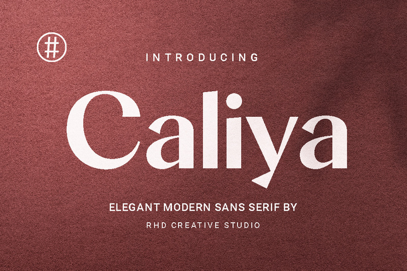 Czcionka Caliya Elegant Modern Sans serif - Obraz funkcji 1