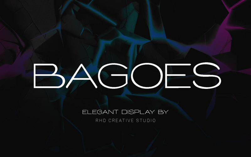 BAGOES - Carattere di visualizzazione elegante - Caratteristiche Immagine 1