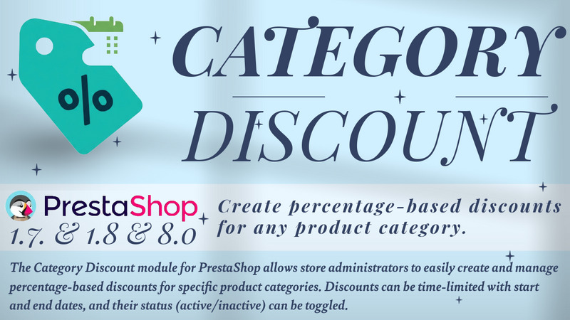Category Discount module for PrestaShop - Features Image 1