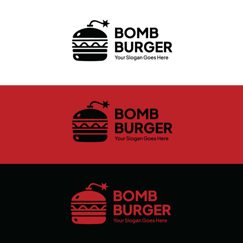 Bomb Burger Logo Template - Features Image 1