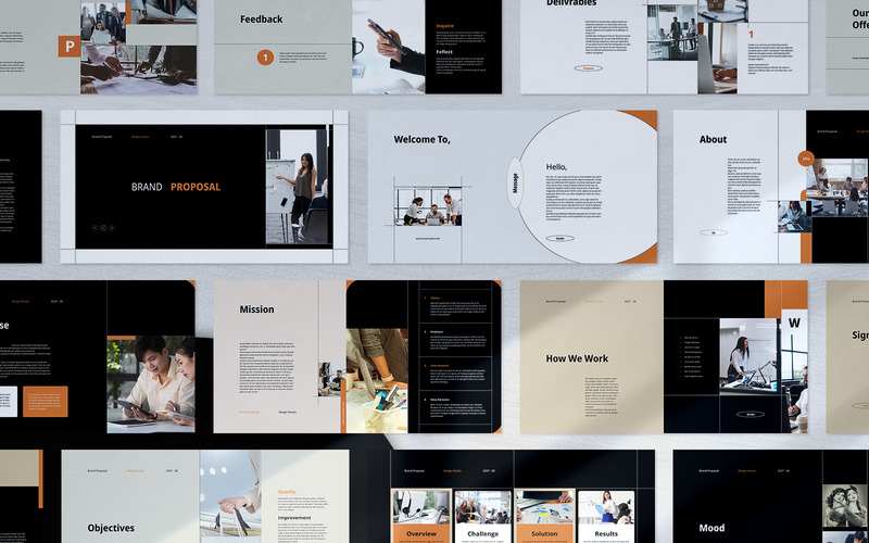 Brand Proposal Design Template - Features Image 1