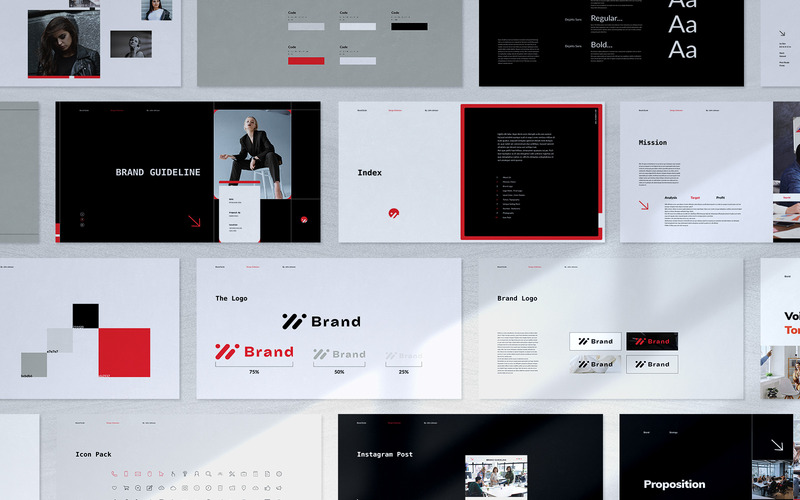 Brand Guidelines Design Template - Features Image 1