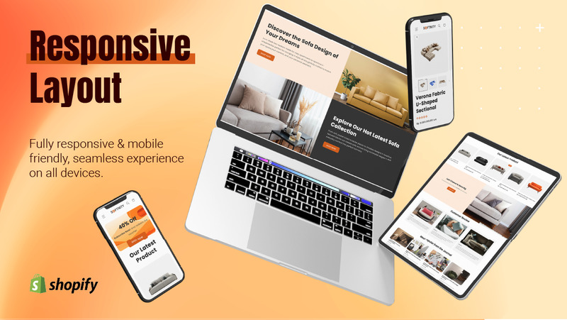 Softnity - Moderní minimalistická šablona pro obchod s pohovkami od Shopify - Features Image 1