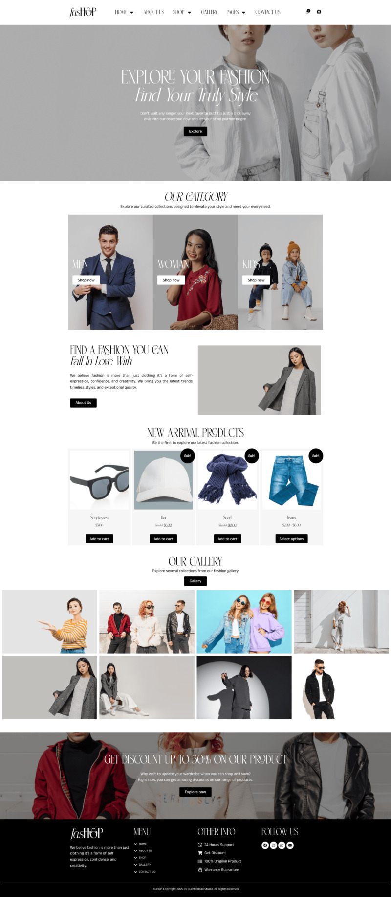 Fashop - Fashion Marketplace Template Kit - Features Image 1